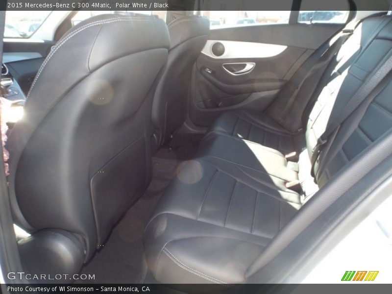 Polar White / Black 2015 Mercedes-Benz C 300 4Matic