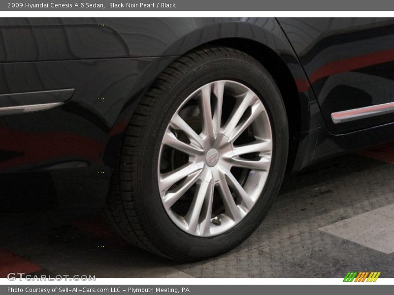 Black Noir Pearl / Black 2009 Hyundai Genesis 4.6 Sedan