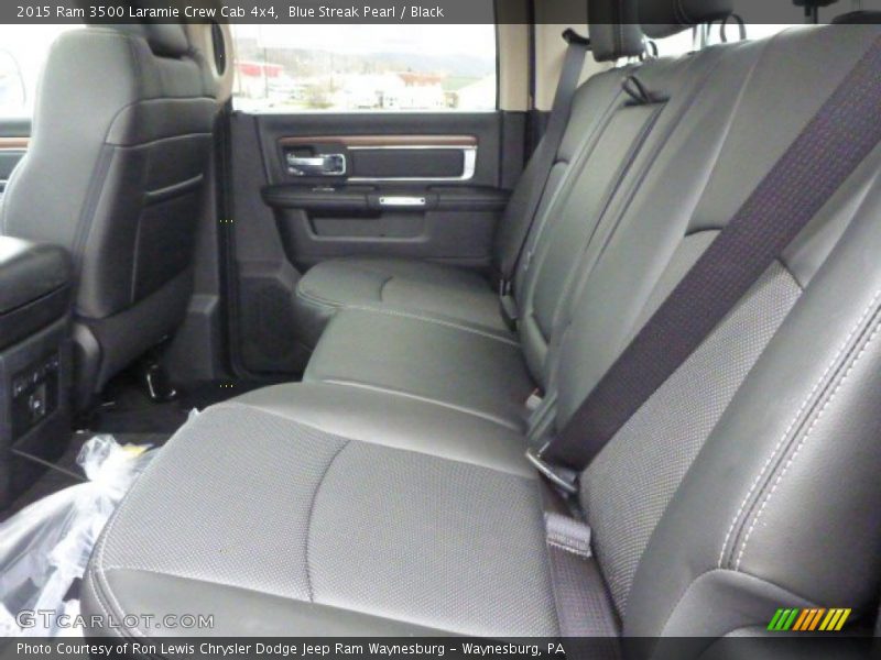 Blue Streak Pearl / Black 2015 Ram 3500 Laramie Crew Cab 4x4