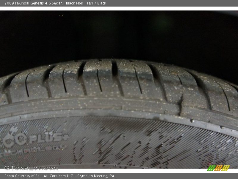 Black Noir Pearl / Black 2009 Hyundai Genesis 4.6 Sedan