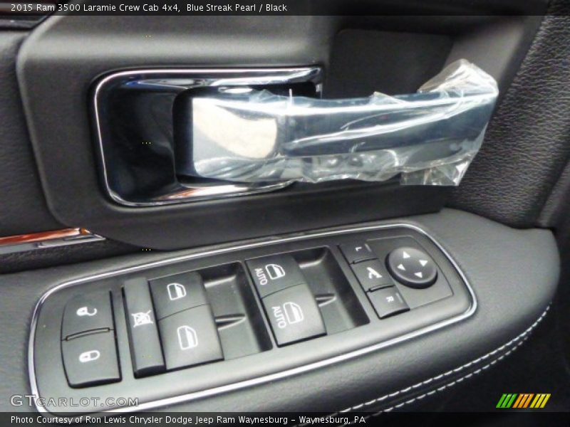 Blue Streak Pearl / Black 2015 Ram 3500 Laramie Crew Cab 4x4