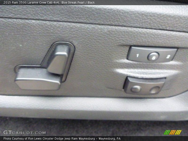 Blue Streak Pearl / Black 2015 Ram 3500 Laramie Crew Cab 4x4
