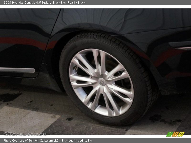 Black Noir Pearl / Black 2009 Hyundai Genesis 4.6 Sedan