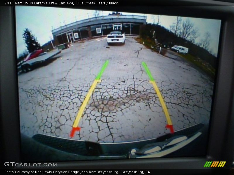 Blue Streak Pearl / Black 2015 Ram 3500 Laramie Crew Cab 4x4