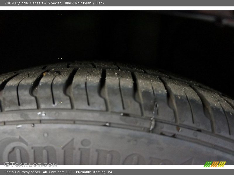 Black Noir Pearl / Black 2009 Hyundai Genesis 4.6 Sedan
