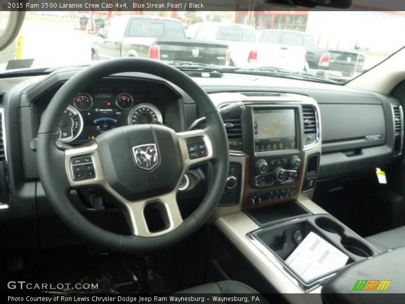Dashboard of 2015 3500 Laramie Crew Cab 4x4