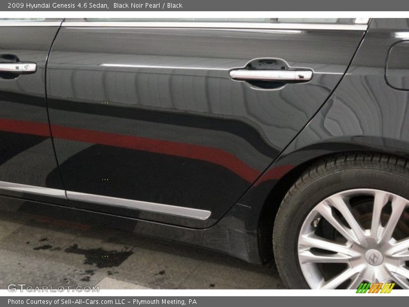 Black Noir Pearl / Black 2009 Hyundai Genesis 4.6 Sedan