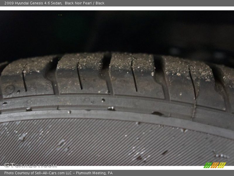 Black Noir Pearl / Black 2009 Hyundai Genesis 4.6 Sedan