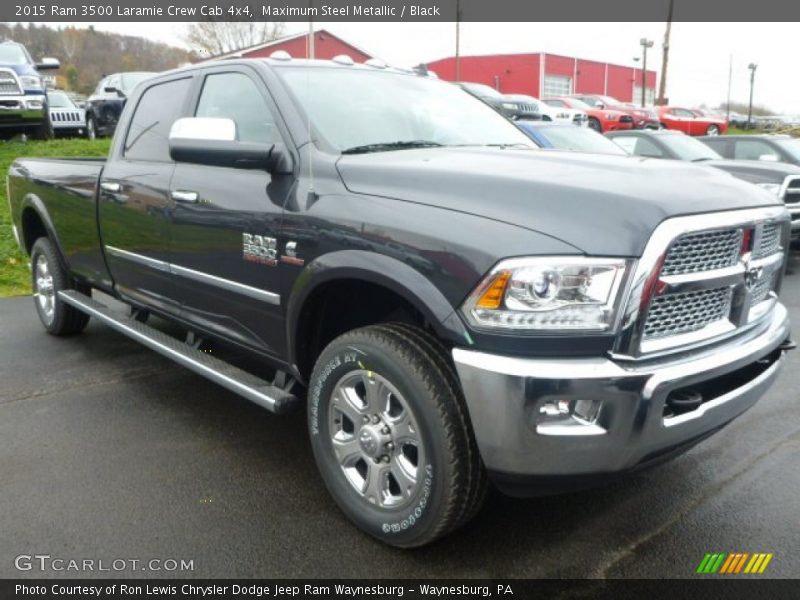 Front 3/4 View of 2015 3500 Laramie Crew Cab 4x4