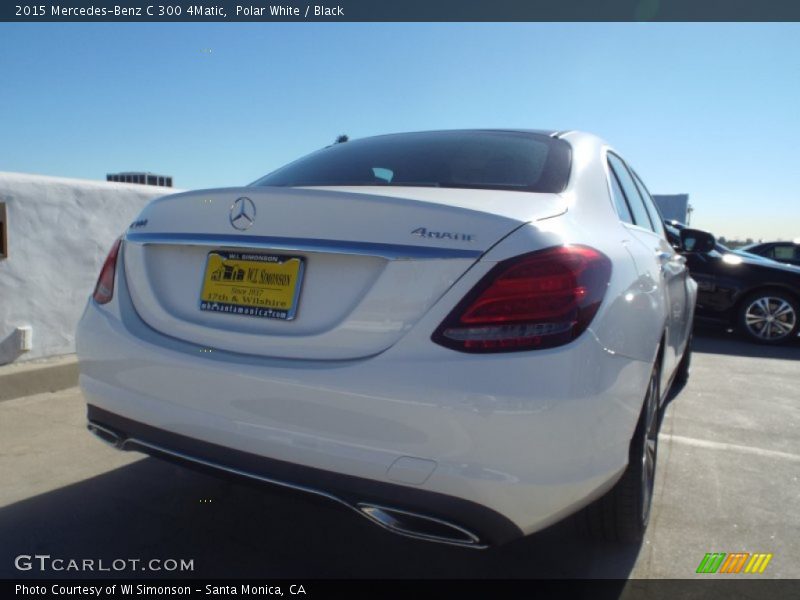 Polar White / Black 2015 Mercedes-Benz C 300 4Matic