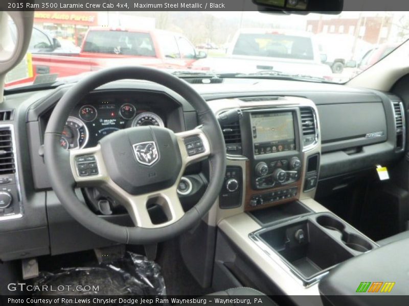Dashboard of 2015 3500 Laramie Crew Cab 4x4