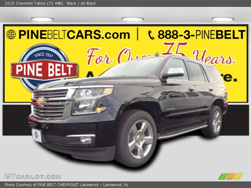 Black / Jet Black 2015 Chevrolet Tahoe LTZ 4WD