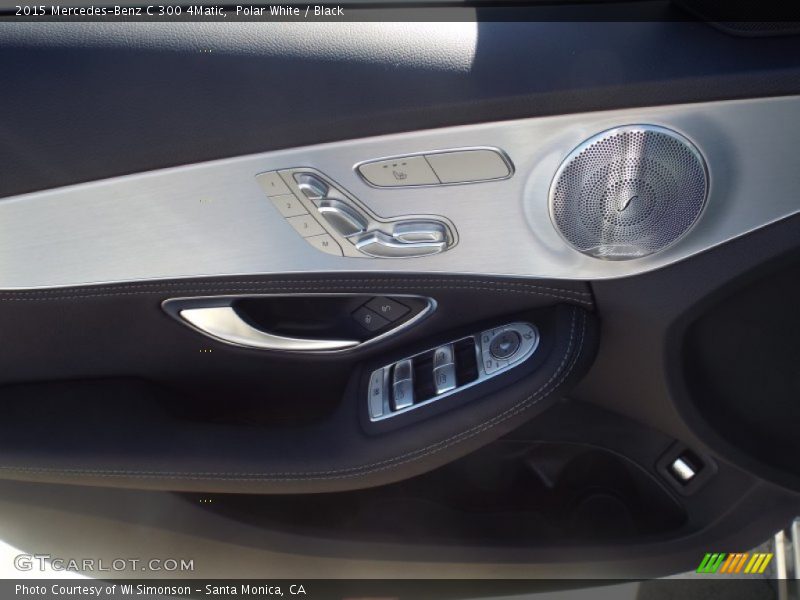 Polar White / Black 2015 Mercedes-Benz C 300 4Matic