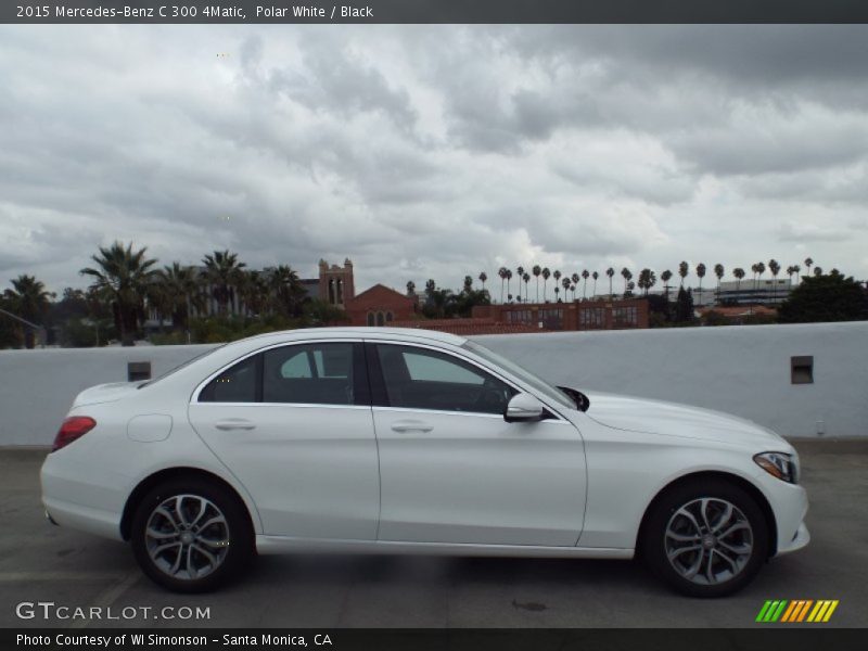 Polar White / Black 2015 Mercedes-Benz C 300 4Matic