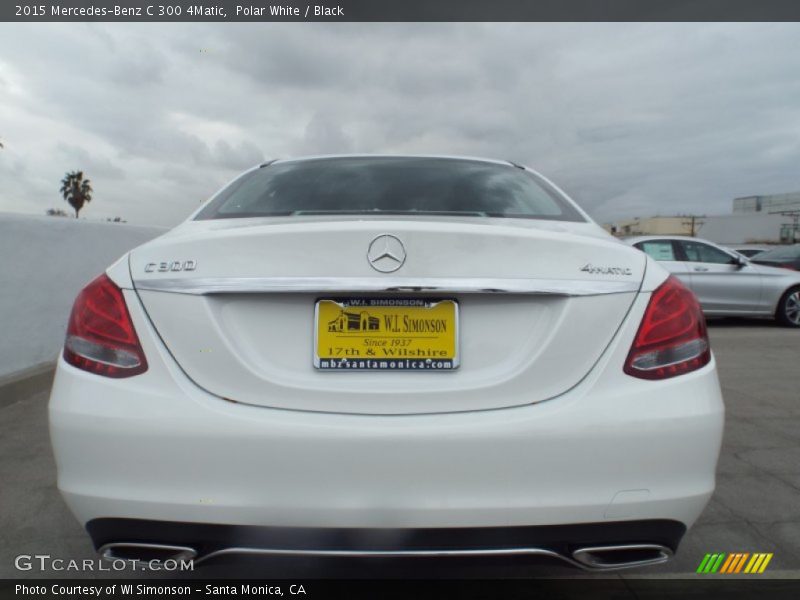 Polar White / Black 2015 Mercedes-Benz C 300 4Matic