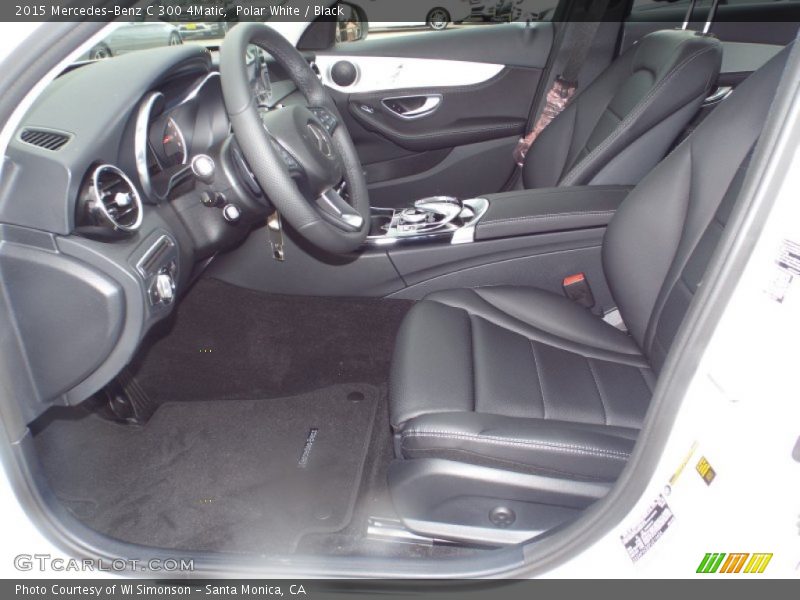 Polar White / Black 2015 Mercedes-Benz C 300 4Matic