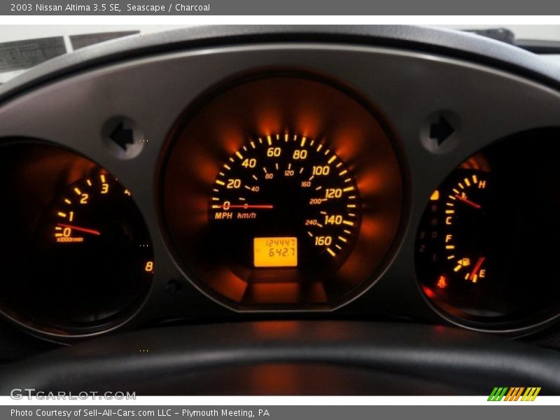 Seascape / Charcoal 2003 Nissan Altima 3.5 SE