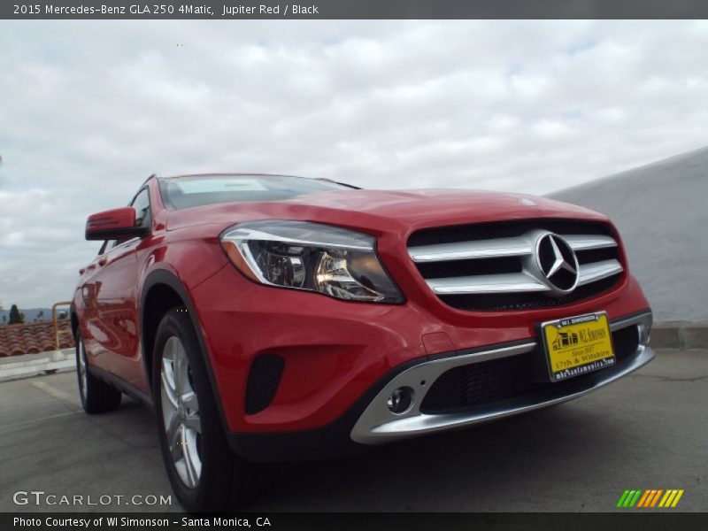 Jupiter Red / Black 2015 Mercedes-Benz GLA 250 4Matic