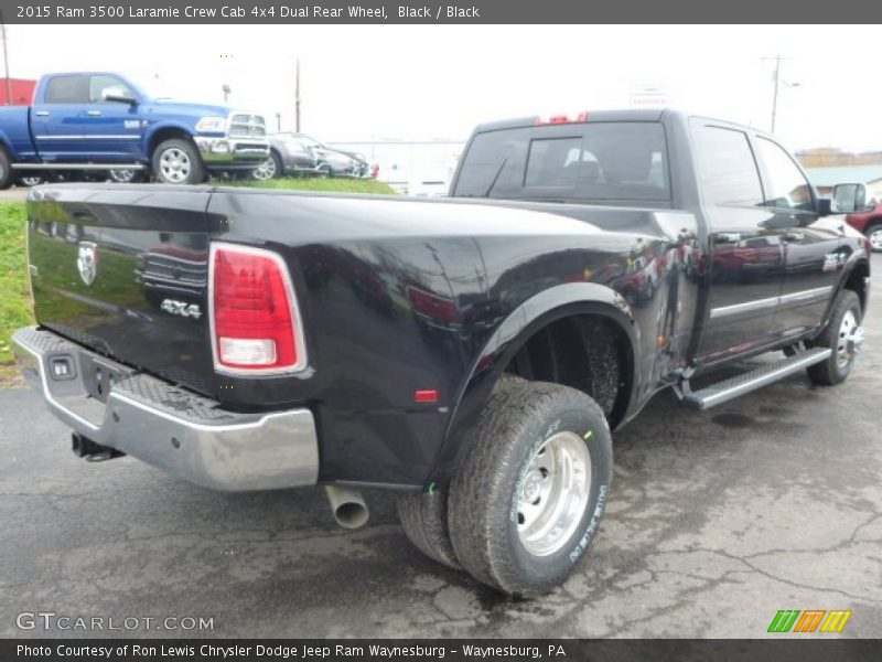 Black / Black 2015 Ram 3500 Laramie Crew Cab 4x4 Dual Rear Wheel