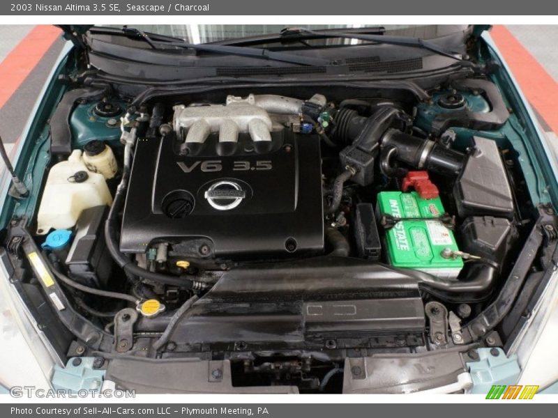 Seascape / Charcoal 2003 Nissan Altima 3.5 SE