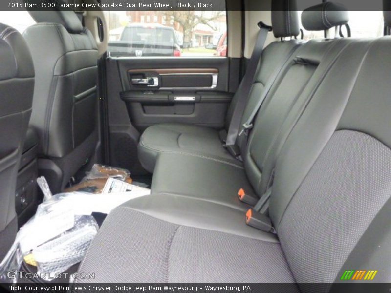 Black / Black 2015 Ram 3500 Laramie Crew Cab 4x4 Dual Rear Wheel