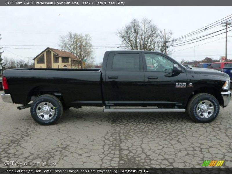 Black / Black/Diesel Gray 2015 Ram 2500 Tradesman Crew Cab 4x4