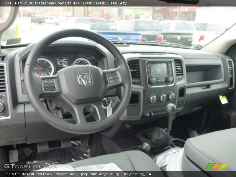 Black / Black/Diesel Gray 2015 Ram 2500 Tradesman Crew Cab 4x4