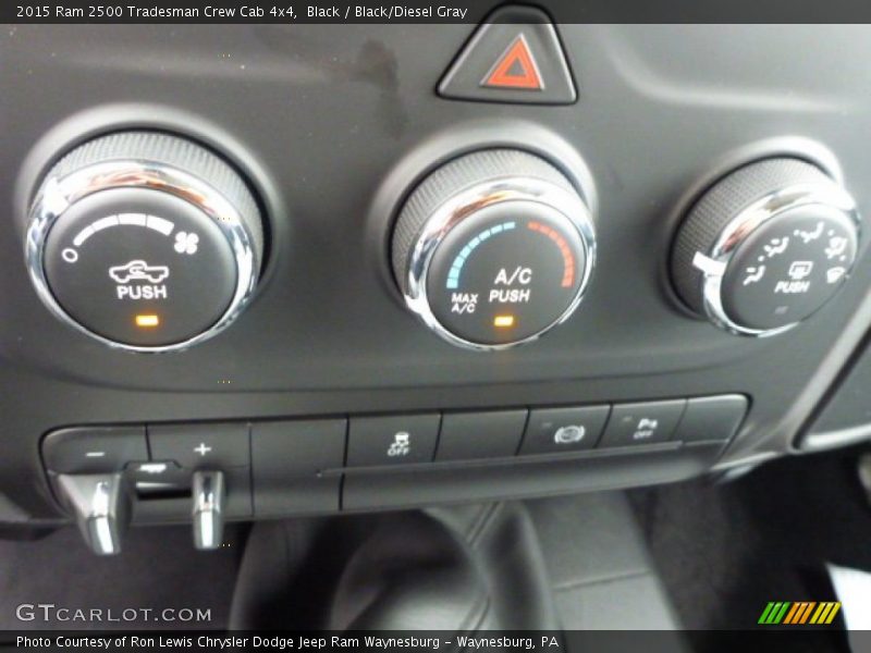 Black / Black/Diesel Gray 2015 Ram 2500 Tradesman Crew Cab 4x4