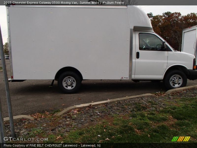 Summit White / Medium Pewter 2015 Chevrolet Express Cutaway 3500 Moving Van