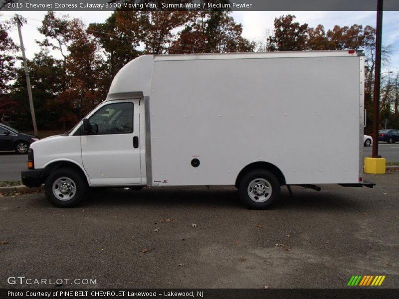  2015 Express Cutaway 3500 Moving Van Summit White
