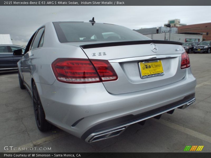 Iridium Silver Metallic / Black 2015 Mercedes-Benz E 63 AMG S 4Matic Sedan