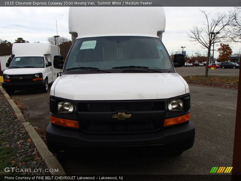 Summit White / Medium Pewter 2015 Chevrolet Express Cutaway 3500 Moving Van