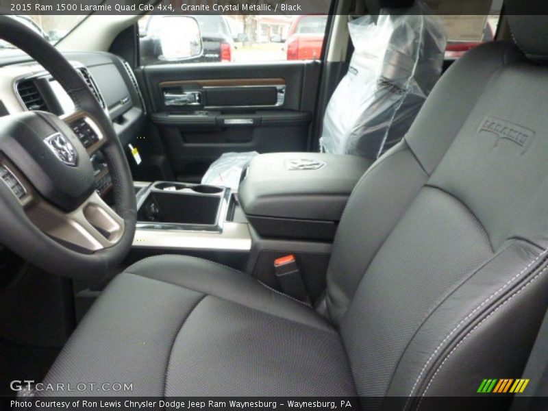 Front Seat of 2015 1500 Laramie Quad Cab 4x4