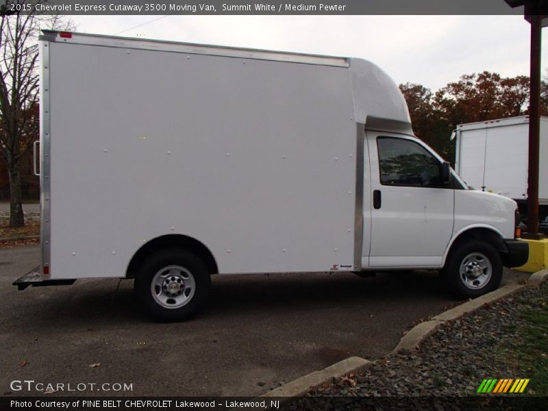 Summit White / Medium Pewter 2015 Chevrolet Express Cutaway 3500 Moving Van