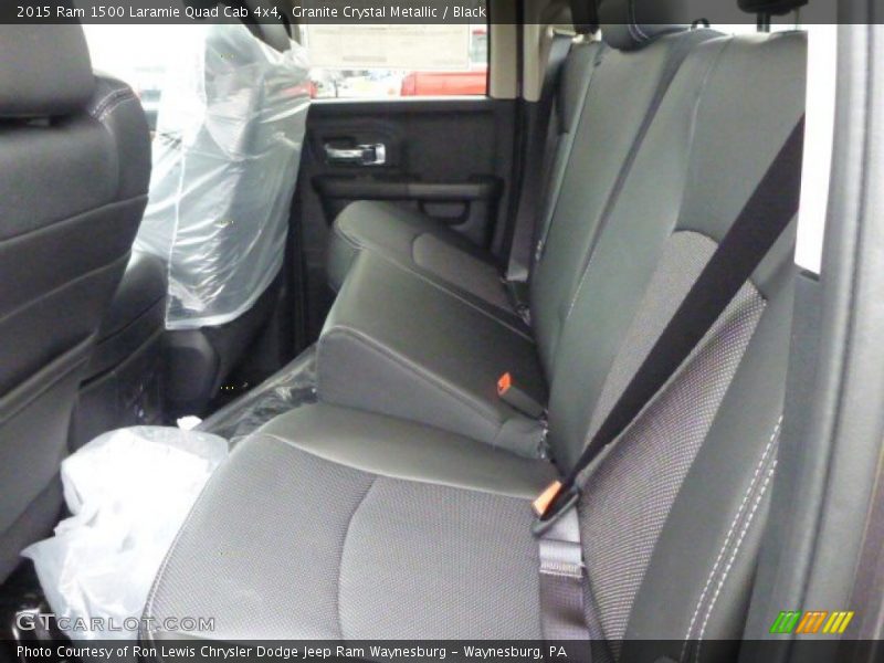 Rear Seat of 2015 1500 Laramie Quad Cab 4x4