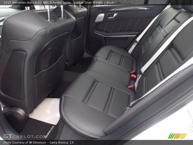 Rear Seat of 2015 E 63 AMG S 4Matic Sedan