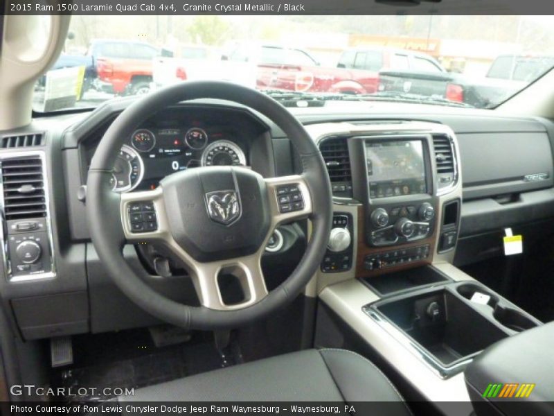 Black Interior - 2015 1500 Laramie Quad Cab 4x4 
