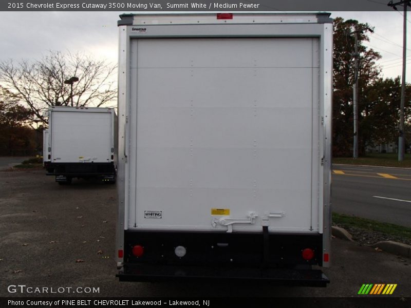 Summit White / Medium Pewter 2015 Chevrolet Express Cutaway 3500 Moving Van