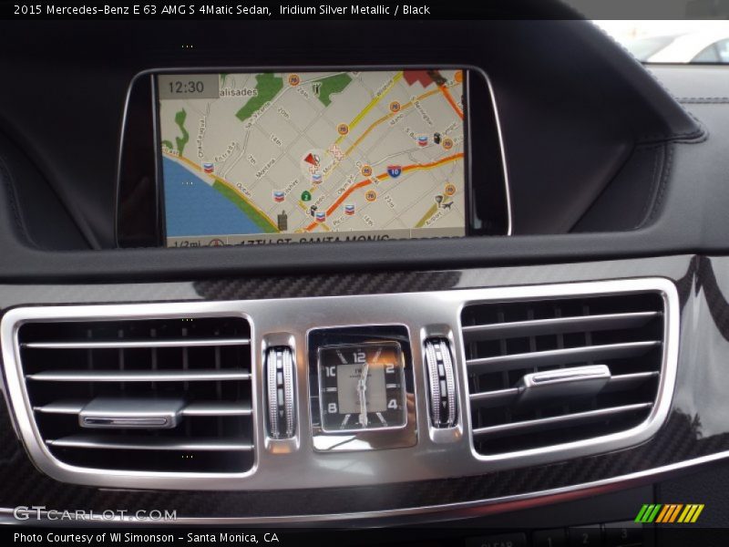 Navigation of 2015 E 63 AMG S 4Matic Sedan