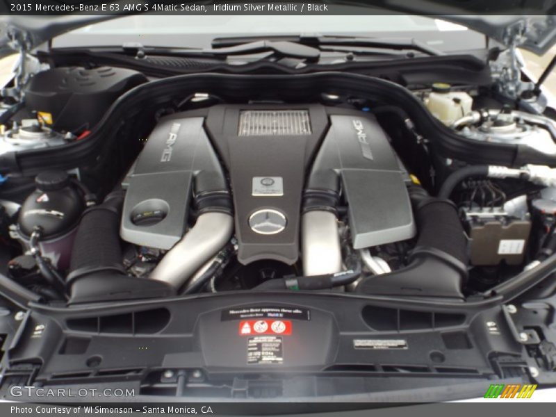 Iridium Silver Metallic / Black 2015 Mercedes-Benz E 63 AMG S 4Matic Sedan