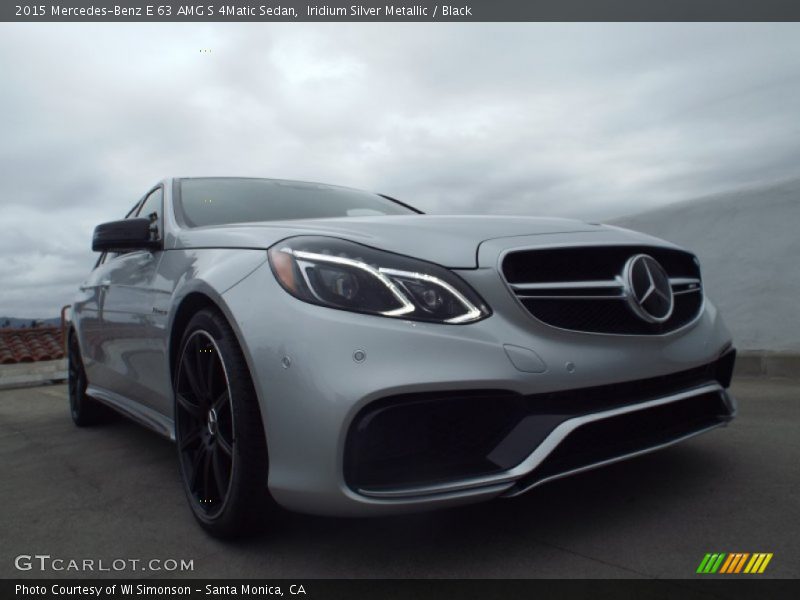 Iridium Silver Metallic / Black 2015 Mercedes-Benz E 63 AMG S 4Matic Sedan