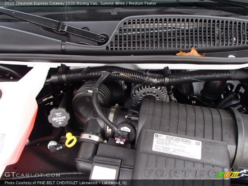 Summit White / Medium Pewter 2015 Chevrolet Express Cutaway 3500 Moving Van