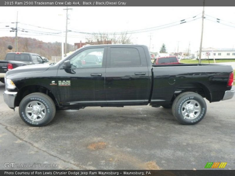 Black / Black/Diesel Gray 2015 Ram 2500 Tradesman Crew Cab 4x4