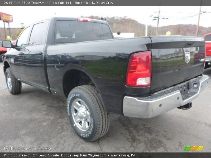 Black / Black/Diesel Gray 2015 Ram 2500 Tradesman Crew Cab 4x4