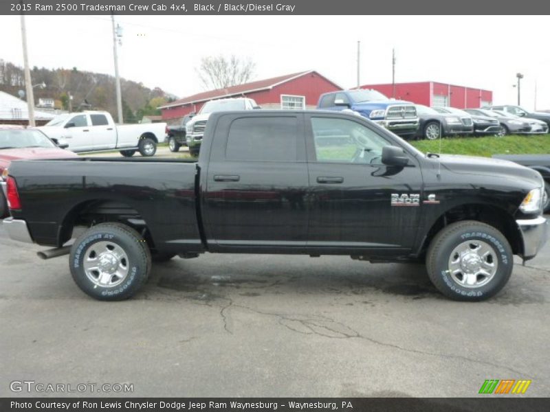 Black / Black/Diesel Gray 2015 Ram 2500 Tradesman Crew Cab 4x4