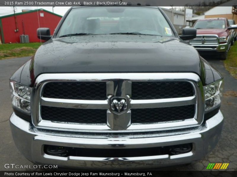 Black / Black/Diesel Gray 2015 Ram 2500 Tradesman Crew Cab 4x4