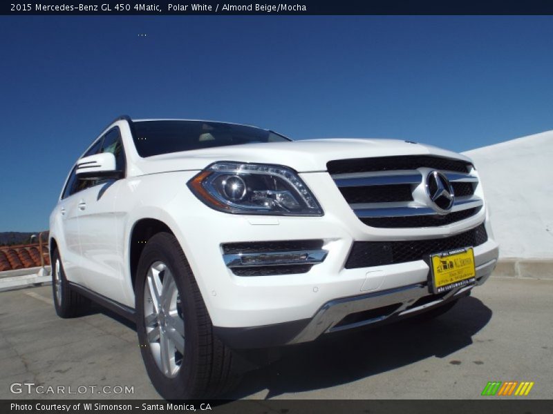 Polar White / Almond Beige/Mocha 2015 Mercedes-Benz GL 450 4Matic