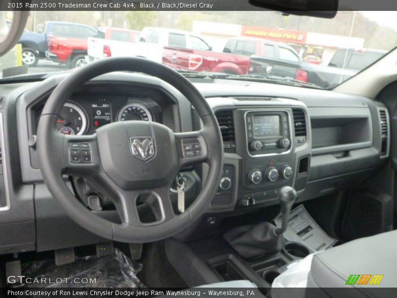 Dashboard of 2015 2500 Tradesman Crew Cab 4x4