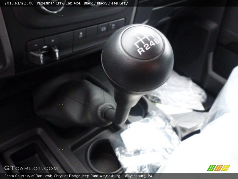  2015 2500 Tradesman Crew Cab 4x4 6 Speed Manual Shifter