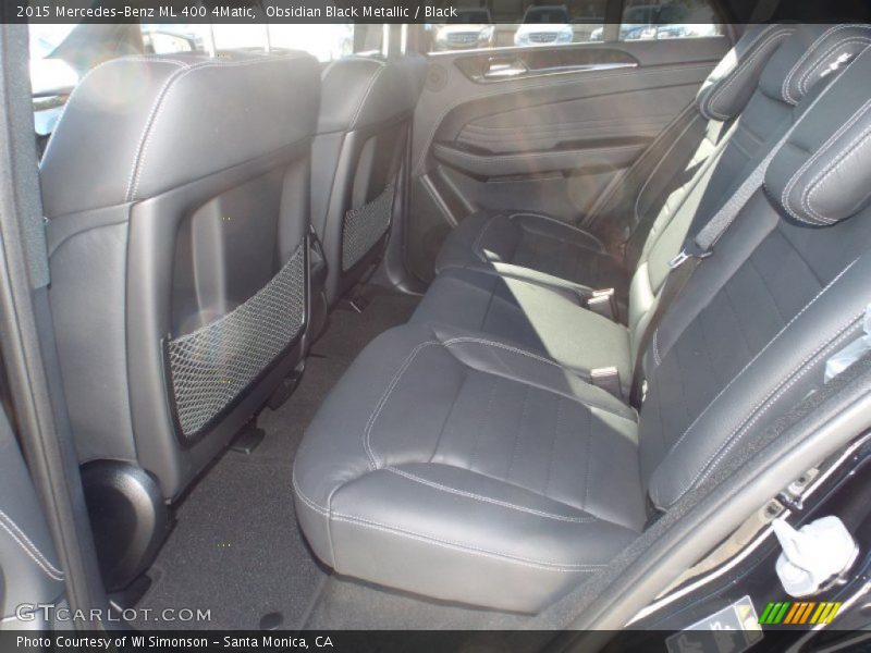 Obsidian Black Metallic / Black 2015 Mercedes-Benz ML 400 4Matic